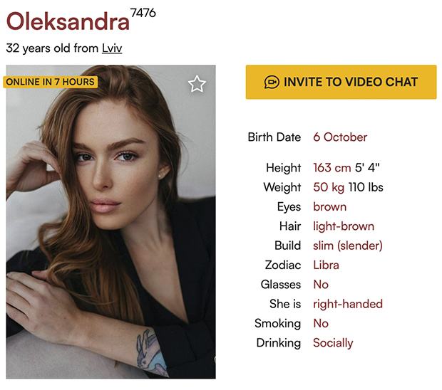 Free search ukraine bride