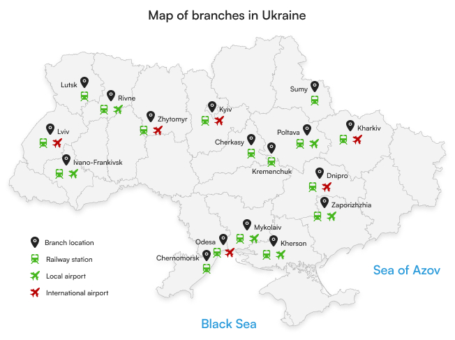 Ukraine map