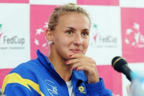 Lesia Tsurenko beautiful Ukrainian tennis player