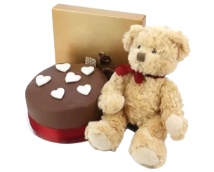 Teddy, cake, sweets